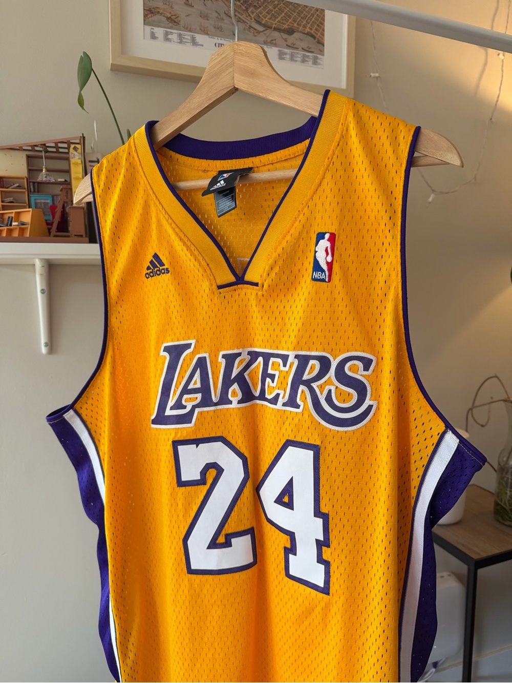 Adidas Los Angeles Lakers #24 Bryant Jersey Vintage Y2K Long